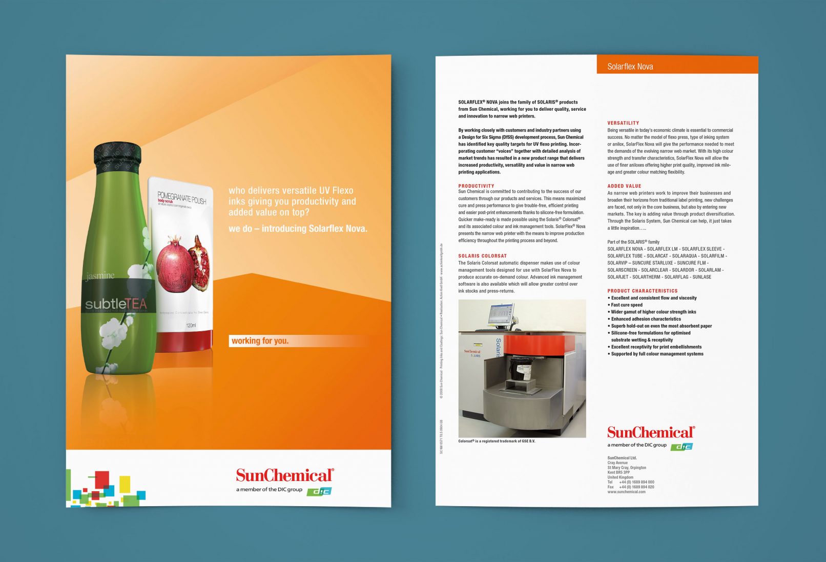 Sun Chemical: Leaflet Solarflex