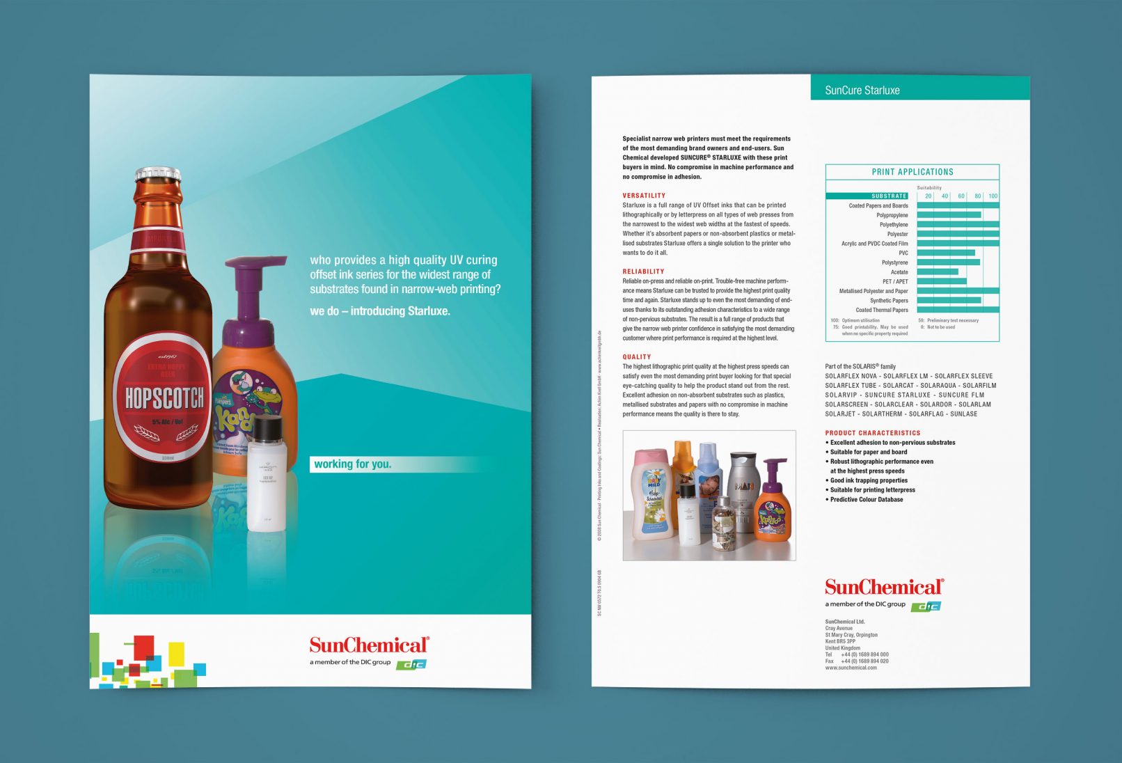 Sun Chemical: Leaflet Suncure